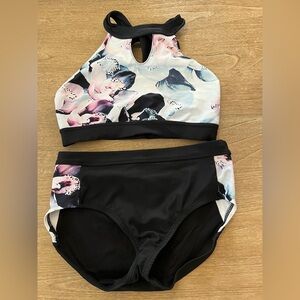 Oh La La Floral two piece dance set CL